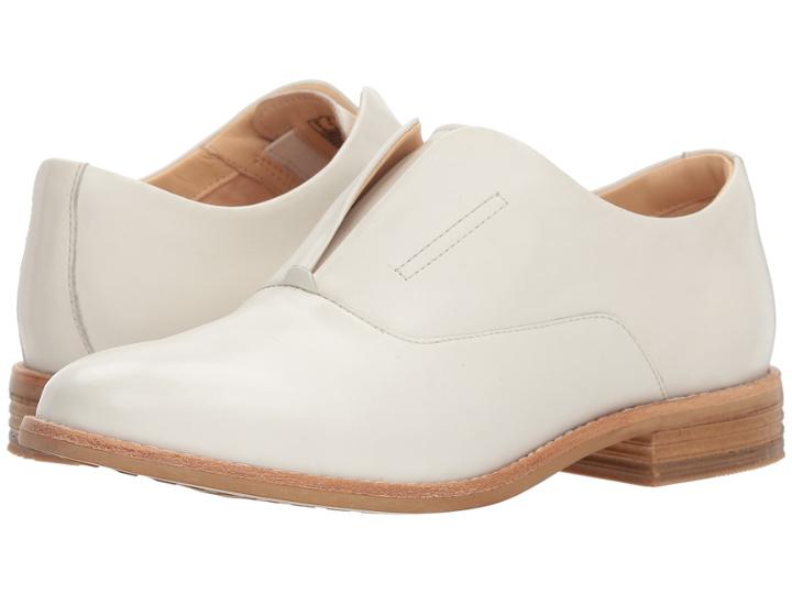 Clarks Edenvale Opal (white Leather) Women's Shoes