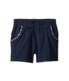 Columbia Kids Tidal Pull-on Shorts (little Kids/big Kids) (collegiate Navy) Girl's Shorts
