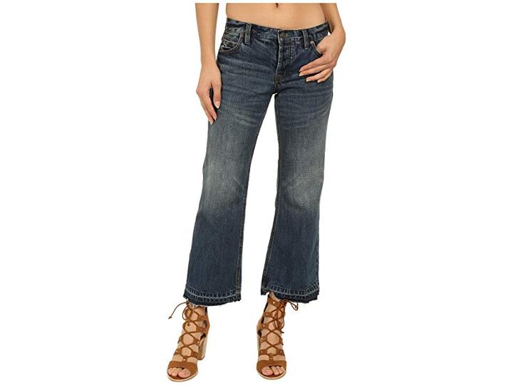Free People Chelsea Cropped Kick Flare Denim (jacob) Women's Jeans