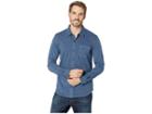 Mod-o-doc Summerland Knit Long Sleeve Jersey Button Front Shirt (parisian) Men's Long Sleeve Button Up