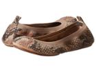 Yosi Samra Samara Serpent (beige) Women's Plain Toe Shoes