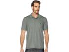 Nautica Short Sleeve Solid Deck Shirt (pine Forest Heather) Men's Short Sleeve Knit