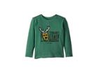 Life Is Good Kids Straight Outta North Pole Crusher Long Sleeve T-shirt (toddler) (forest Green) Kid's Long Sleeve Pullover
