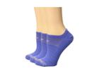 Drymax Sport Run No Show 3-pair (hyper Thin Periwinkle) Women's No Show Socks Shoes