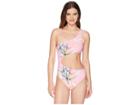 The Bikini Lab Pastel Paradise One Shoulder One-piece (multicolored) Women's Swimsuits One Piece