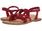Toms Lexie Sandal (red Suede) Women's Sandals