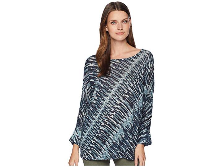 Nic+zoe Green Light Top (multi) Women's Clothing