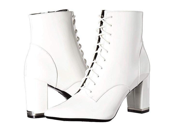 Calvin Klein Esma (platinum White Patent) Women's Shoes