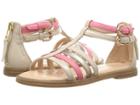 Geox Kids Jr Sandal Karly Girl 12 (little Kid) (light Beige/coral) Girl's Shoes