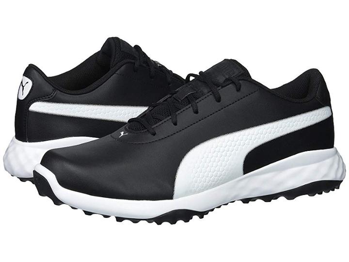 Puma Golf Grip Fusion Classic (puma Black/puma White) Men's Golf Shoes
