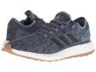 Adidas Running Pureboost (raw Steel/carbon/shock Yellow) Men's Running Shoes