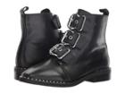 Steve Madden Recharge Moto Bootie (black Leather) Women's Boots
