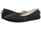French Sole Sloop Flat (argento Sparkle Suede) Women's Flat Shoes