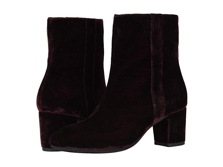 Earth Sparta (burgundy Velvet) Women's Pull-on Boots