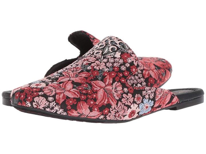 Born Ingah (black/red/pink Fabric) Women's  Shoes