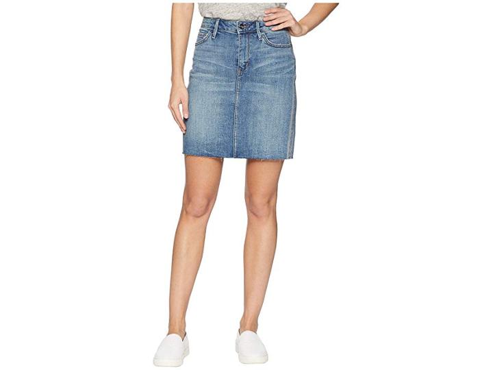 Sam Edelman Jenny Skirt In Vintage Light/silver Foil (vintage Light/silver Foil) Women's Skirt