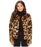 Romeo & Juliet Couture Faux-fur Jacket (cheetah) Women's Clothing
