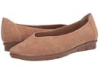 Natural Soul Leyla (oat Suede) Women's Flat Shoes