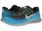 Nike Lunarglide 8 Shield (black/metallic Silver/blue Glow/stealth) Men's Running Shoes
