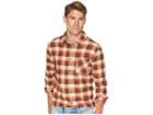Billabong Freemont Long Sleeve Flannel (rust Brown) Men's Clothing