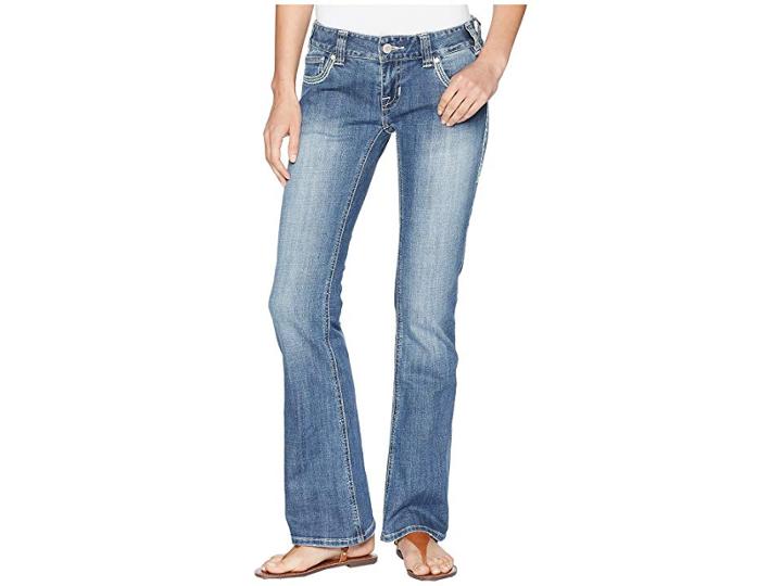 Rock And Roll Cowgirl Low Rise In Medium Vintage W0-6652 (medium Vintage) Women's Jeans