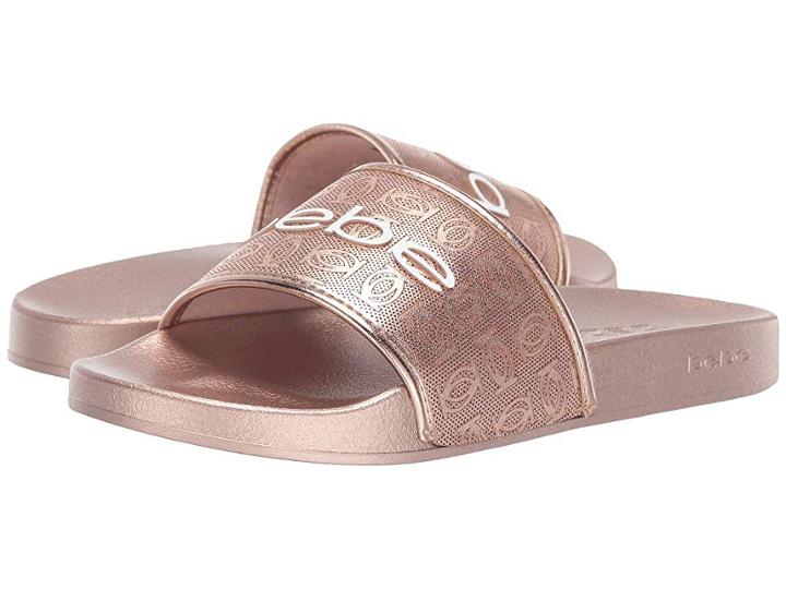 Bebe Fayth (rose Gold) Women's Sandals