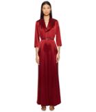 Escada Tvita Cowl Neck Long Sleeve Jumpsuit (red) Women's Jumpsuit & Rompers One Piece