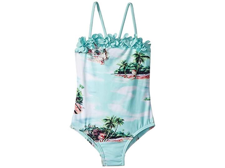 O'neill Kids Hello Kitty(r) Lana One-piece (toddler/little Kids) (multicolored) Girl's Swimsuits One Piece