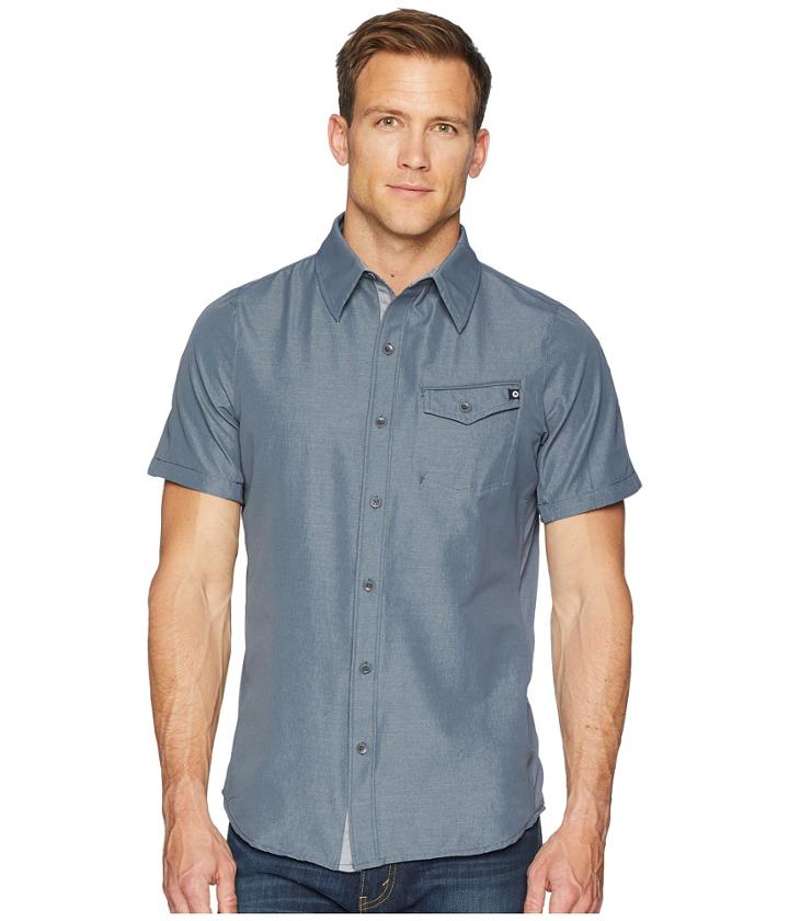 Marmot Contra Short Sleeve (steel Onyx) Men's Clothing