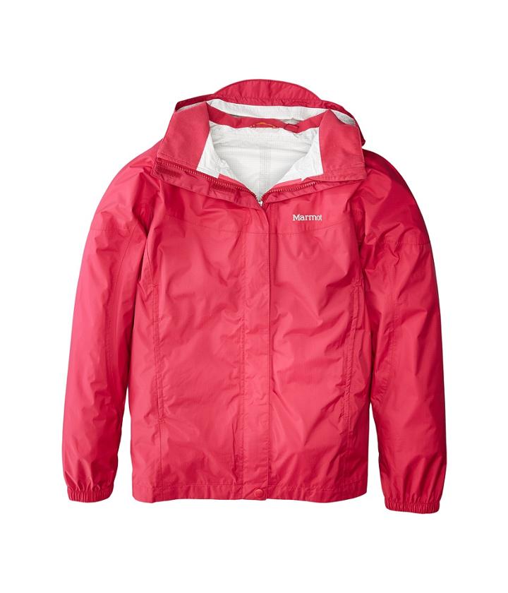Marmot Kids Girl's Precip Jacket (little Kids/big Kids) (sangria) Girl's Coat