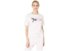 Juicy Couture Juicy Mixed Gothic Tee (white) Women's Clothing
