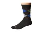 Feetures Argyle Ultra Light Crew Sock (charcoal) Crew Cut Socks Shoes