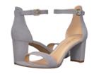 Nine West Pruce Block Heel Sandal (light Blue Suede) High Heels