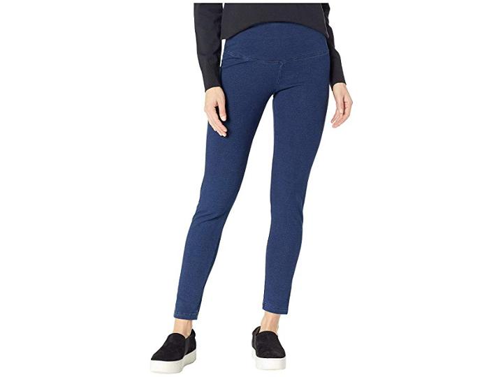 Alexander Jordan Knit Denim Tummy Control Leggings (indigo) Women's Casual Pants