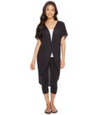 Lucy Yoga Flow Wrap (lucy Black) Women's Clothing