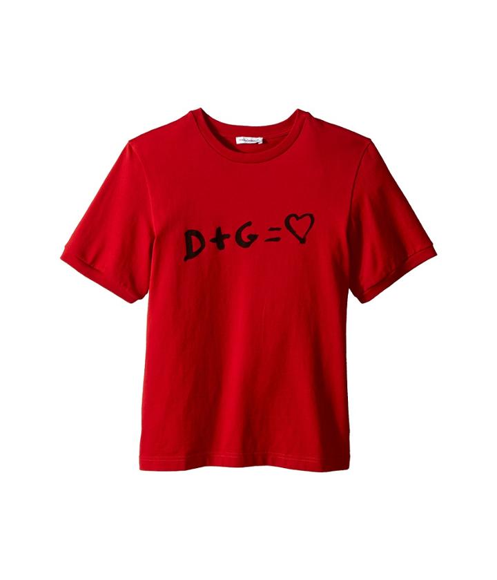 Dolce & Gabbana Kids T-shirt (toddler/little Kids) (red) Boy's Clothing