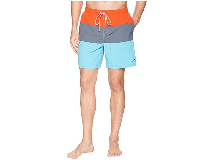 Speedo Colorblock Volley (electric Orange) Men's Swimwear
