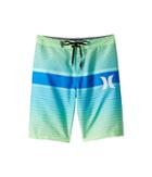 Hurley Kids Line Up Boardshorts (big Kids) (green Apple) Boy's Swimwear