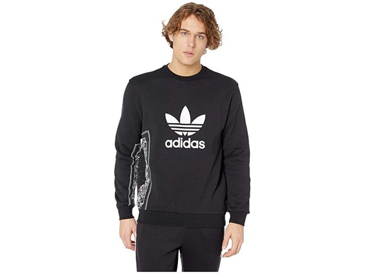 Adidas Originals Bandana Crew Neck (black) Men's Short Sleeve Pullover