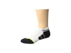 Under Armour Ua Allseason Ascent No Show Tab (white/flashlight Yellow) No Show Socks Shoes