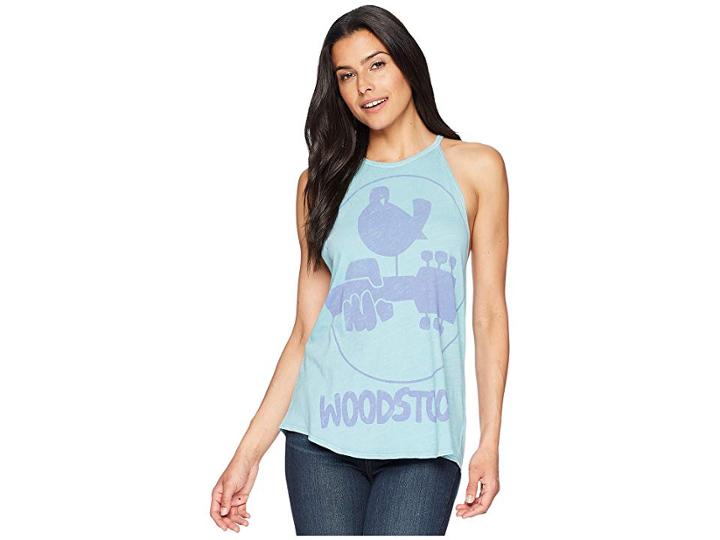 Lucky Brand Woodstock Tank Top (aqua) Women's Sleeveless