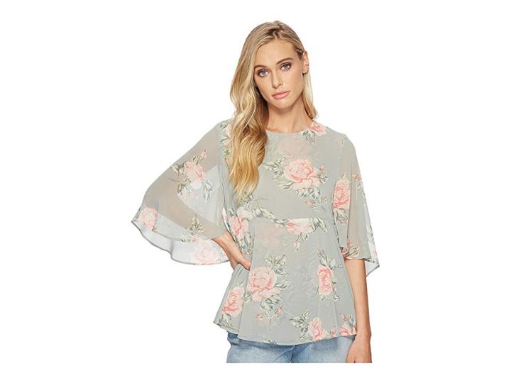 Show Me Your Mumu Ingrid Top (sweetheart Sage) Women's Clothing