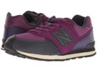 New Balance Kids Gc574v1 (big Kid) (claret/black Violet) Girls Shoes