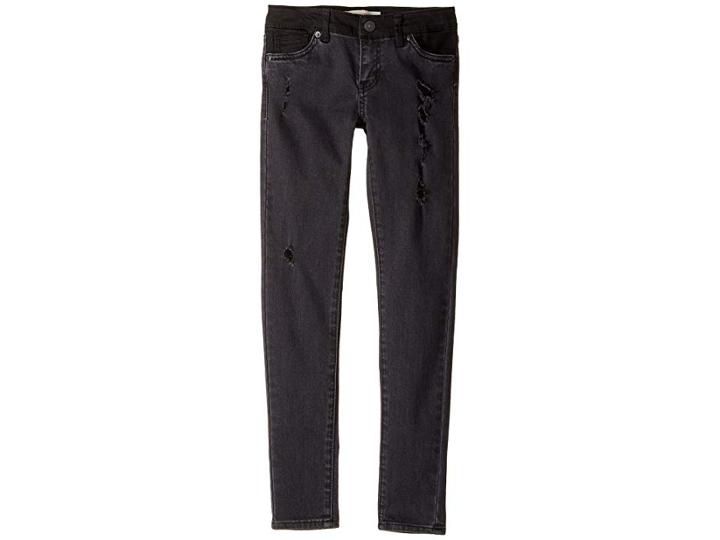 Levi's(r) Kids 710 Customized Jeans (big Kids) (jet Black) Girl's Jeans