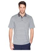 Callaway Refined 3-color Stripe Polo (asphalt) Men's Clothing