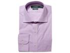 Lauren Ralph Lauren Classic Fit No-iron Cotton Dress Shirt (pale Plum/fern Multi) Men's Long Sleeve Button Up