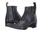 Jeffery-west Rochester Terence Skulls Zip Boot (eyes Blue) Men's Zip Boots
