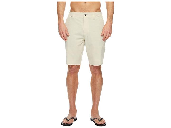 O'neill Locked Stripe Hybrid Walkshorts (stone) Men's Shorts