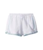 Polo Ralph Lauren Kids Cotton Pull-on Shorts (little Kids/big Kids) (white) Girl's Shorts