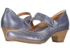 Earth Dione (navy Pearlized Metallic Leather) Women's  Shoes